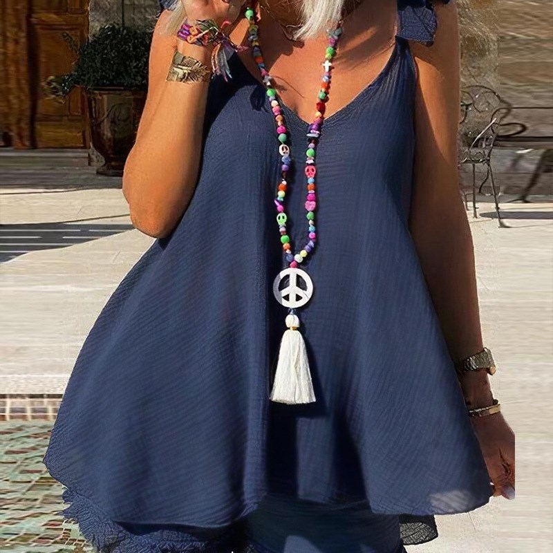 2025 Fashionable Mature Womens Clothing Cotton and Linen Cas