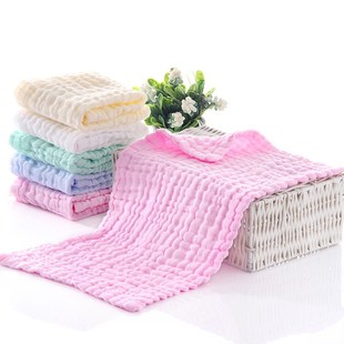 Soft Plaid Baby Washcloth Facial Towel Candy ColorSoftBaby W