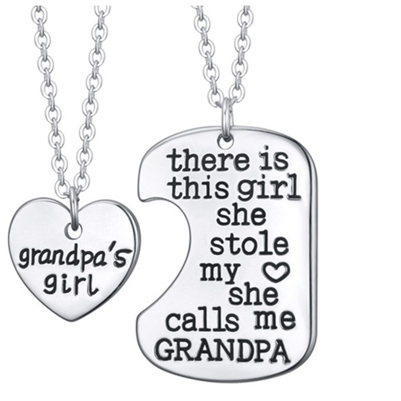 Girl Steal NecklaceThe Girl Who Stole Mommy Daddy Grandpa Ne