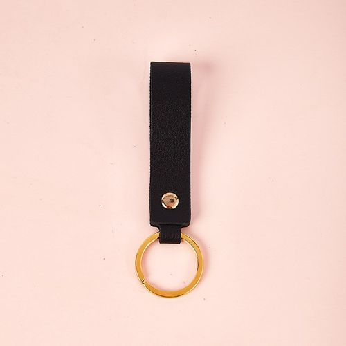 Creative PU Leather Keychain Simple Business Car Key Accesso