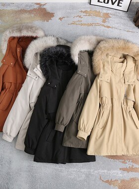 Parka Coat 2025 Women Thickened Cottonpadded Jacket Student