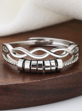 Rotatable Ring Fashion Intertwined Antistress for Europe and