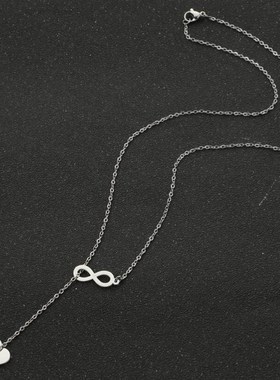 European and American Ins Style Geometric Simple Heartshaped