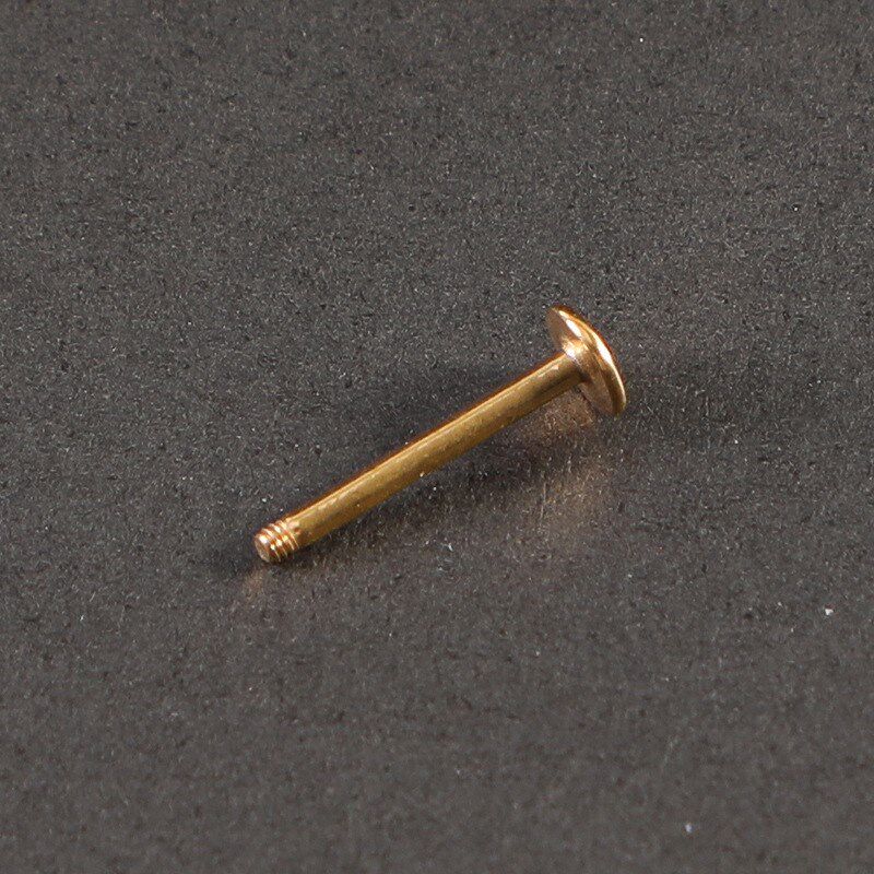 Stainless Steel Piercing Accessory Rod Lip Stud Tshaped Flat