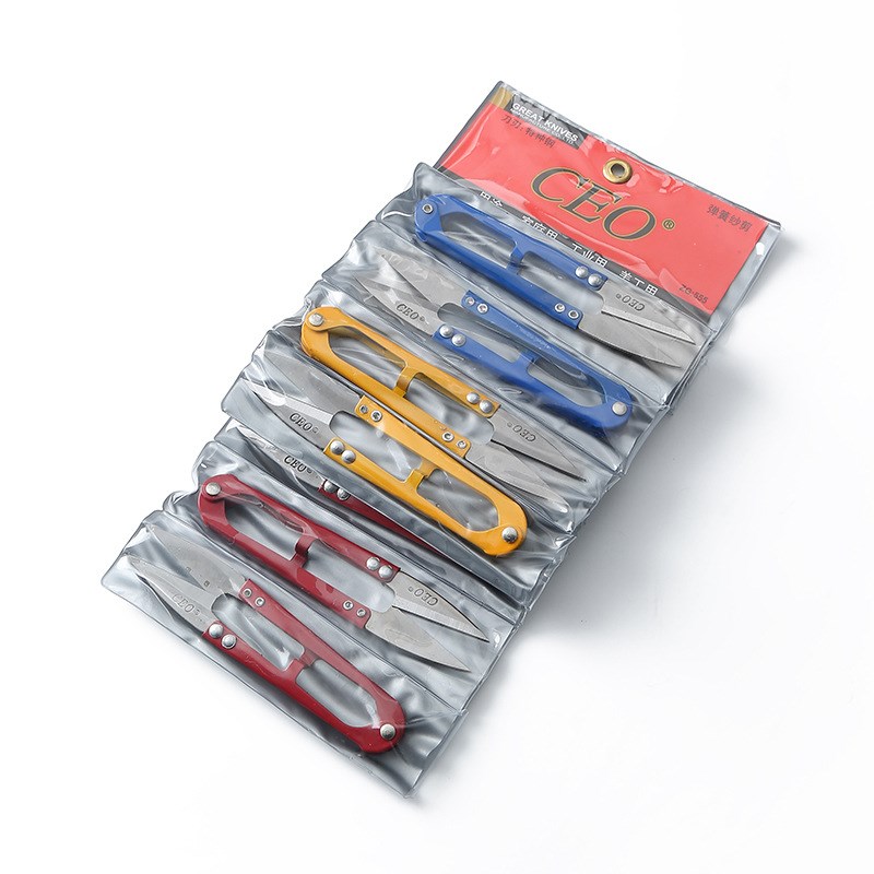 CEO Double Dragon Mixed Color Carbon Steel Tailor Scissors D