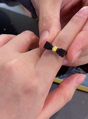 3D Cat Eye Bead Bowknot Bracelet Sweet Gift for Bestie Musth