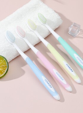 5Pack Soft Bristle Toothbrushes Family Set Soft Adult Toothb