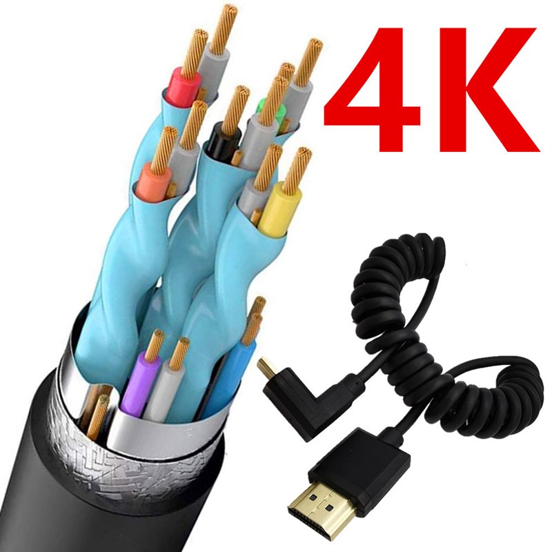 Micro HDMI to HDMI Cable 4K HD Line for Tablet Camera TV Lap