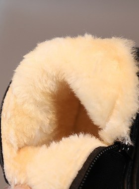 Winter Fashionable British Short Boots for Kids Soft Bottom