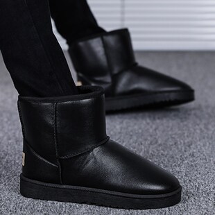 Winter Warm Snow Boots for Men Thickened with Fleece AntiSli