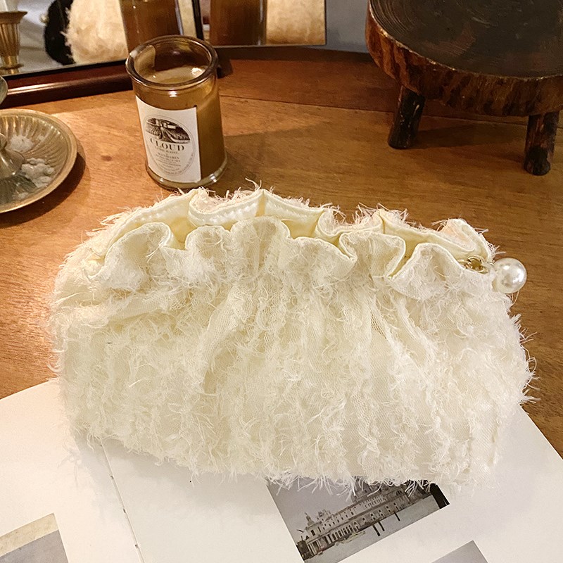 Lace Makeup Bag Portable Wash Bag Cloud Bag Versatile Handba
