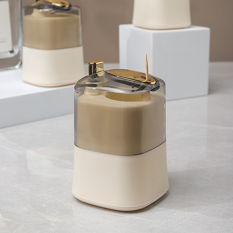 Automatic Popup Toothpick Box PressType Toothpick Holder Cre