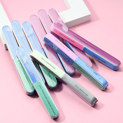 7Sided File 7Face Polishing Bar Nail Tool MultiFaceted File