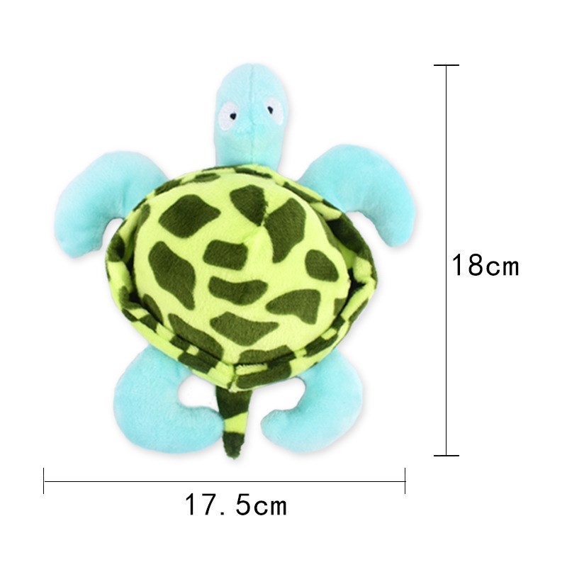 Pet Dog Toy Cute Plush Turtle Puppy Cat Teething Chew Fun