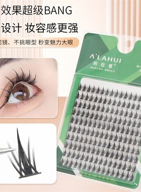Large Capacity Fake Eyelashes 10 Rows of Comic Single Cluste
