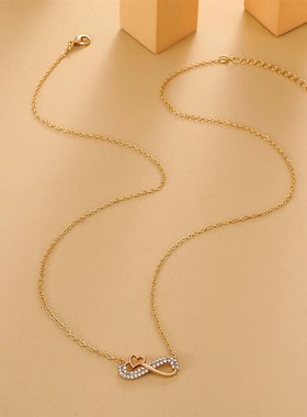 Infinite Love 8Character Necklace EuropeanAmerican Style 8Sh