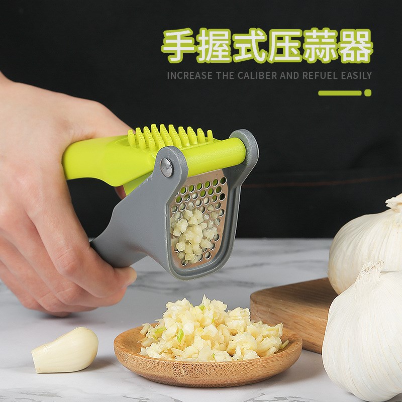 Plastic Handle Garlic Press Stainless steel garlic crusher S