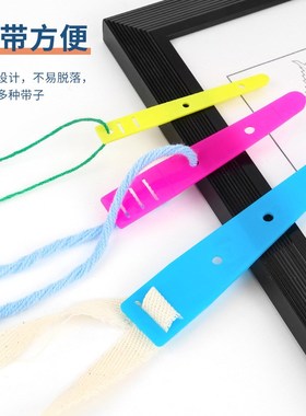 3Pack Plastic Colorful Elastic Threader Elastic Band Threadi