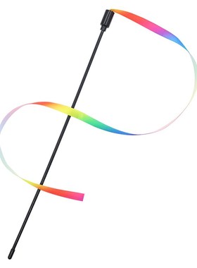 23 Keywords Doublesided Rainbow Ribbon Cat Toy TeaseAttracti