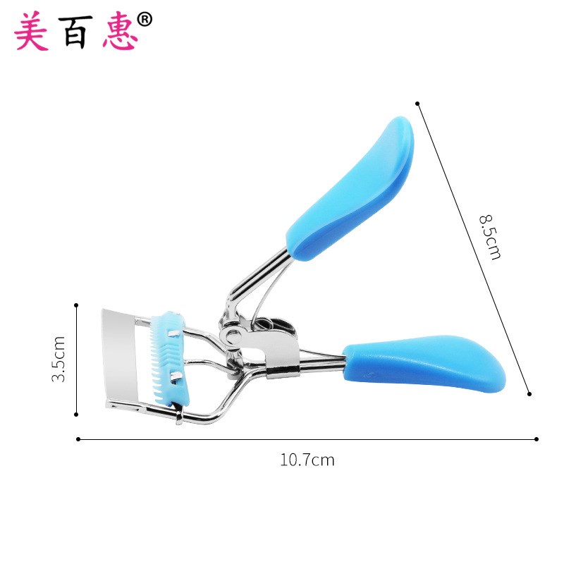 A4 Chromium Comb Lash Curler Macaron Color Wideangle Side Fa