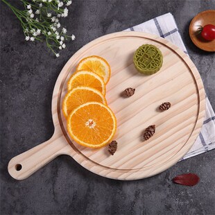2sided Chopping Board Handle Cheese Board Pizza Shovel Woode
