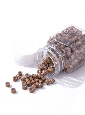 Silicone Expander Hair Extension RingLaser Gold Wire Wig Bot