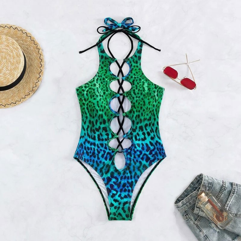 Sexy Hollow Strappy One Piece Swimsuit 2025 for Women Hot Sp
