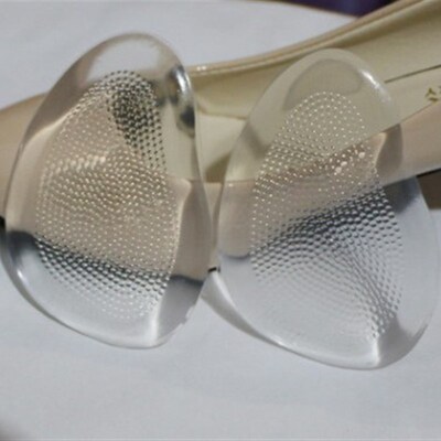 Half Size Insoles Front Foot Cushions Womens Invisible Socks