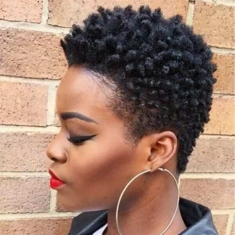 African Afro Wig European American Womens Short Curly Wig Ro