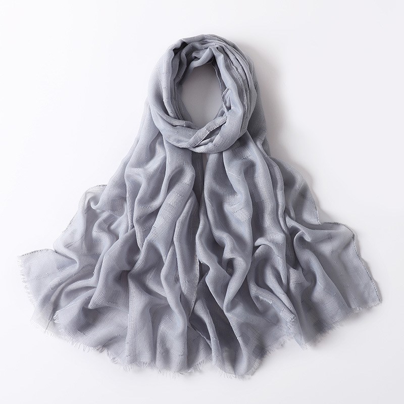 Cotton Linen Headscarf Travel Leisure Warm Scarf MSL176 Cott