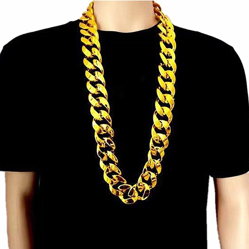 Big Chains Socialite Plastic Oversized Necklace for