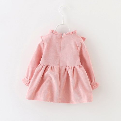 Fashionable Vshaped Ruffled Girls Dress Shirt Kids Princess