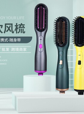 2in1 Straight Hair Blow Comb Travel Portable High Power Nega