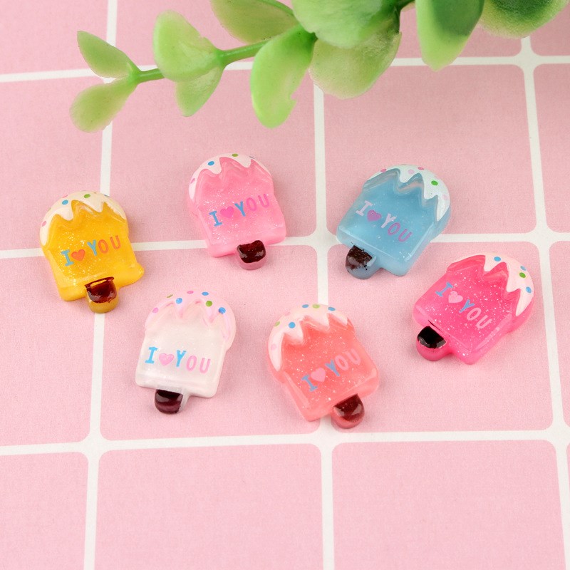 Pearl Lollipop DIY Resin Parts for Ice Cream Epoxy Phone Cas