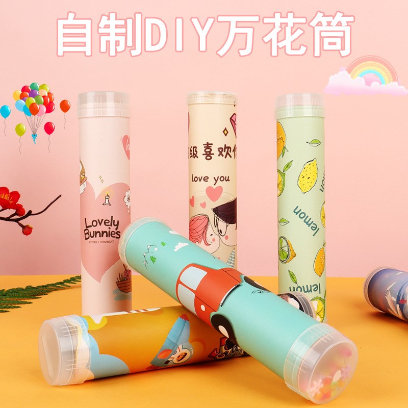 Creative DIY Paper Kaleidoscope Science Experiment Toy Outdo