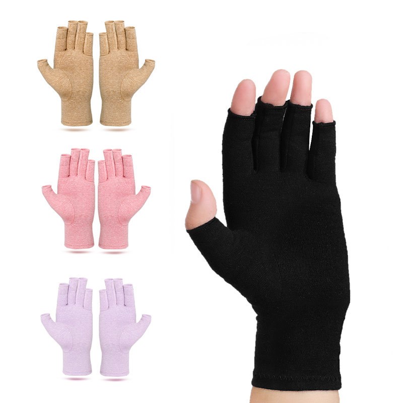 Outdoor Cycling Gloves Joint Pain Relief Adult Half FingerHa