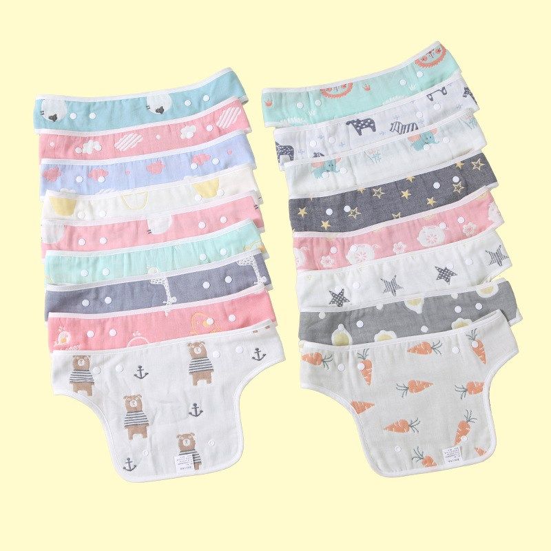 6Layer Pure Cotton Gauze Bib Chest Style Carrier Bib Gauze B