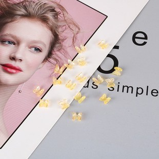 Butterfly Aurora Ins Resin DIY Art Earring Accesso Nail