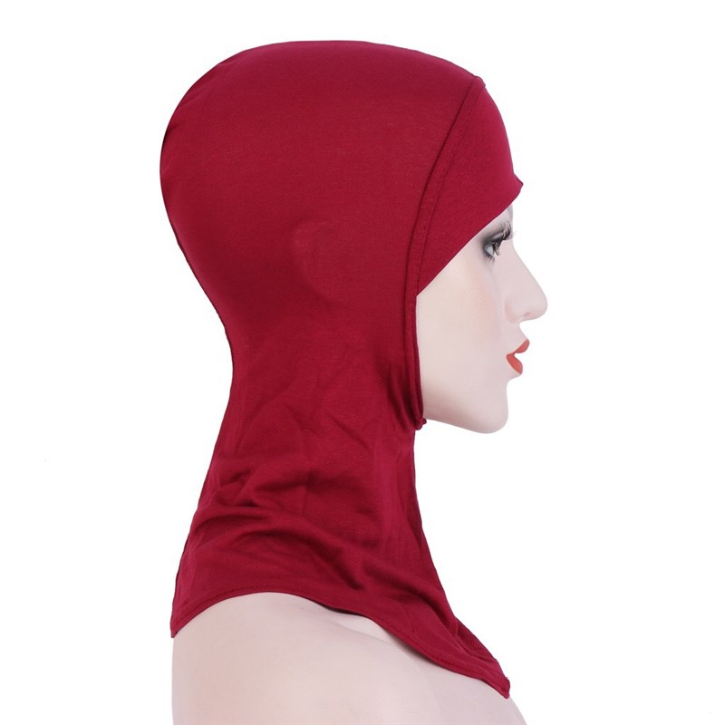 Singlecolor Modal Hooded Cap for Women Cover Head Silk Cotto