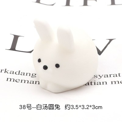 White Rabbit Cute Animal Squeeze Ball Stress Relief BallNove