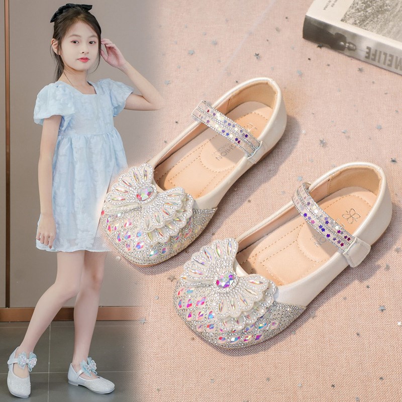 Girls Princess Shoes Spring Autumn 2025 SoftSoled MidUpperCh