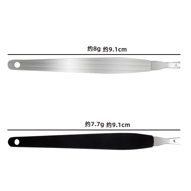 Stainless Steel Cuticle Fork Sharp Nail Cuticle Knife Remove