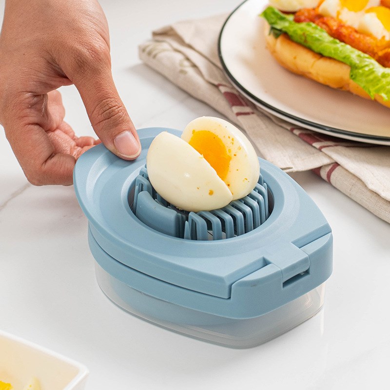 PP Plastic Replaceable Blades TriFunction Wire Egg Cutter Fa