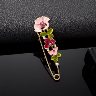 Rhinestone Clothing Brooch Womens AccessoryRh Fashion Flower