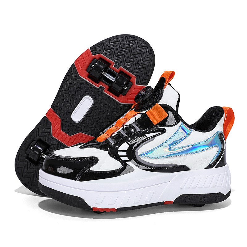 Roller Skates for Kids Double Wheels Roller Shoes Teenager L