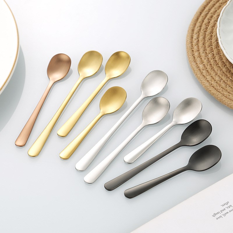 304 Stainless Steel Small Spoon for Sanding Coffee Stirring