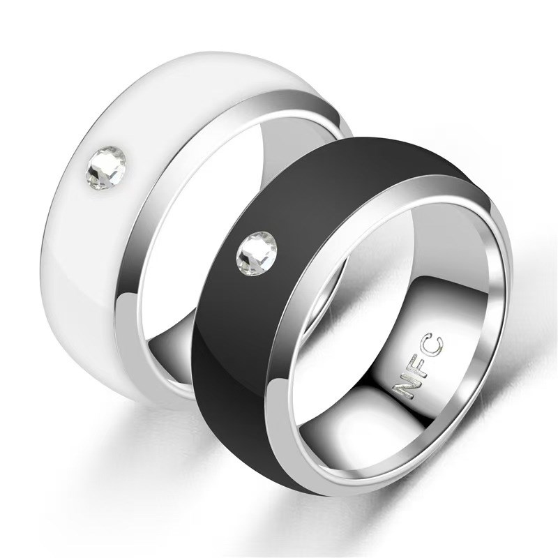 NFC Ring Stainless Steel Fashionable Simple Ring for Europe