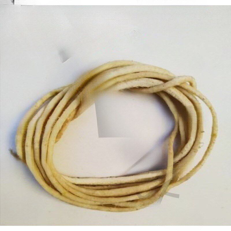 2 Handmade Waxed Sheepskin Rope 2mm T dzi Pendant Bracelet N