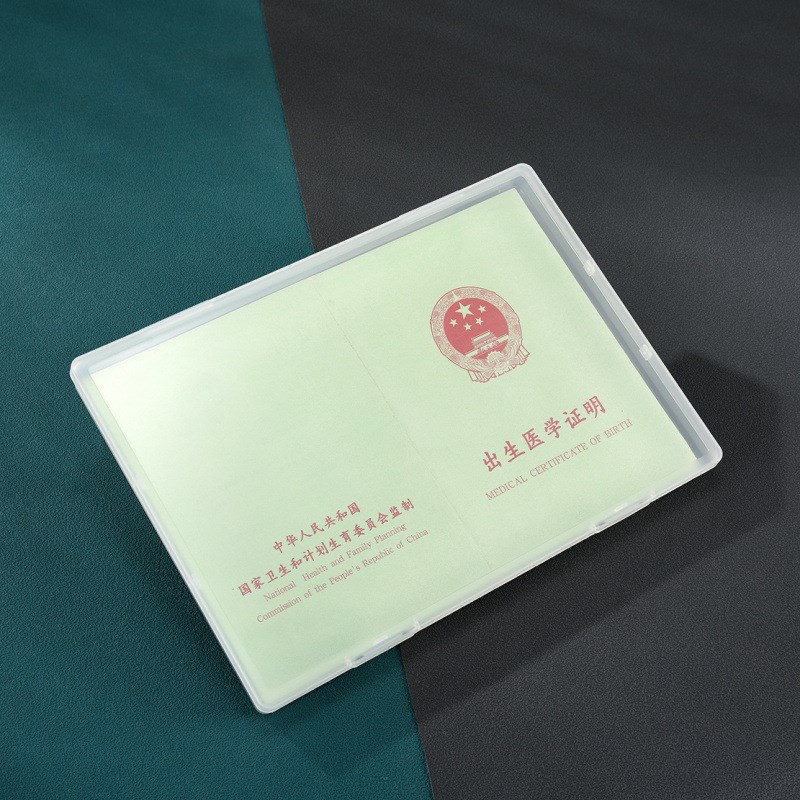 Birth Certificate Storage Box for Kids Medical Birth Certifi