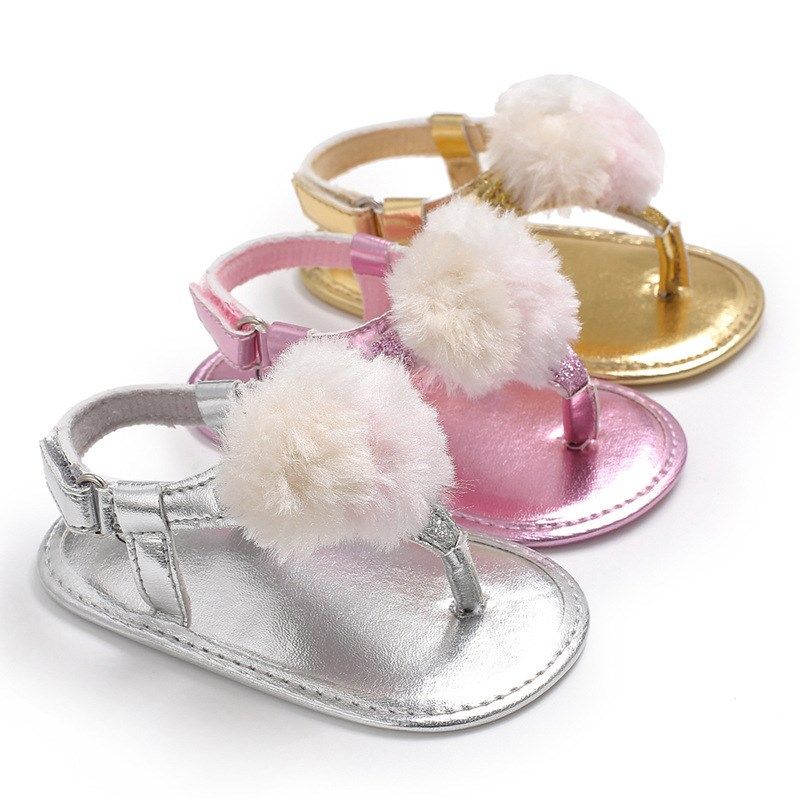 Summer 01 Years Baby Girls Shoes Clip Toe Sandals Silicone A